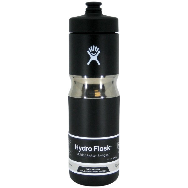 Hydro Flask 20oz sport bottle black